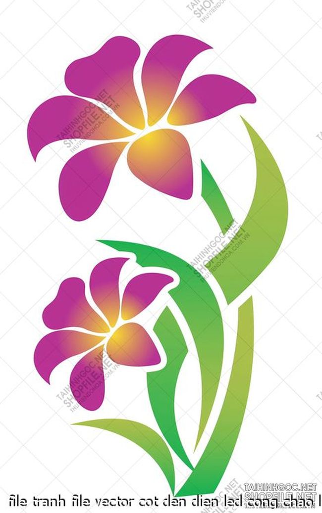 file tranh file vector cot den dien led cong chao led dai ngang duong 28