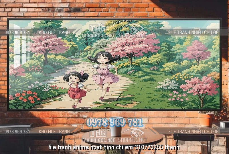 file tranh anime hoat hinh chi em 310720255 thanh