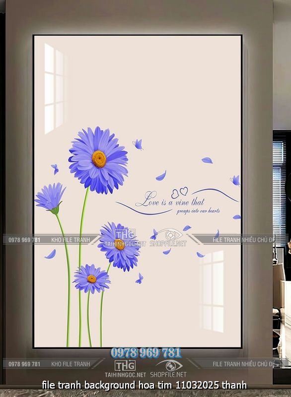 file tranh background hoa tim 11032025 thanh