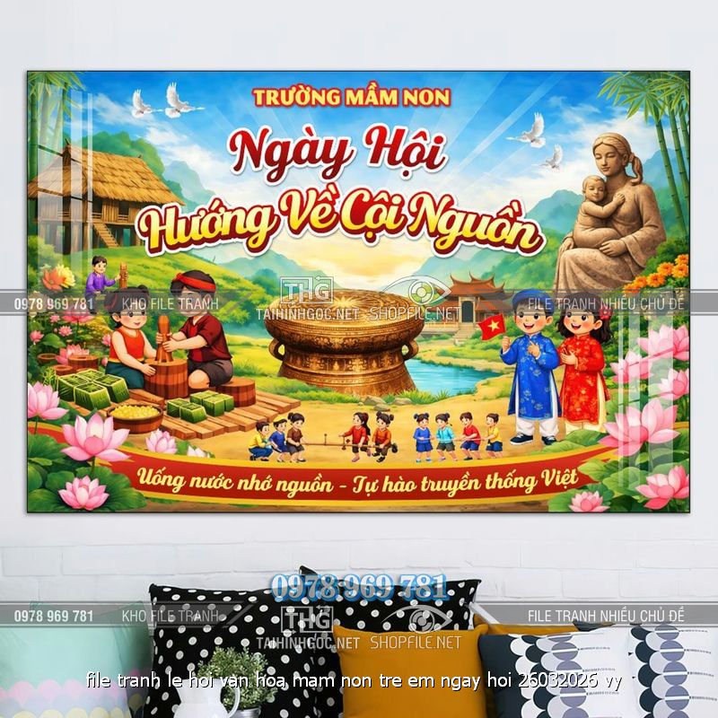 file tranh le hoi van hoa mam non tre em ngay hoi 26032026 vy