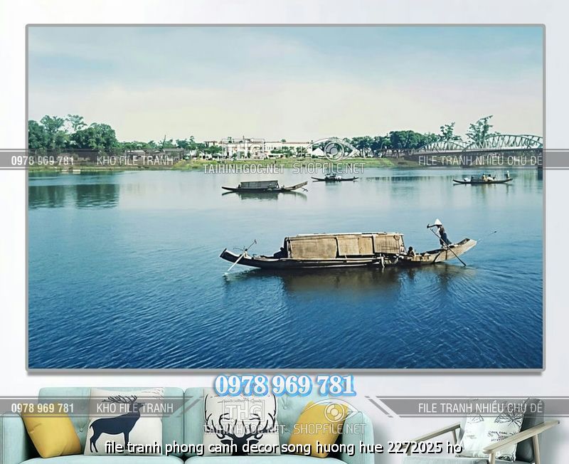 file tranh phong canh decor song huong hue 2272025 ho