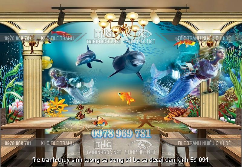 file tranh thuy sinh tuong ca trang tri be ca decal dan kinh 5d 094