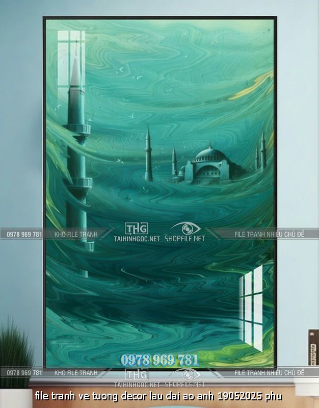 file tranh ve tuong decor lau dai ao anh 19052025 phu