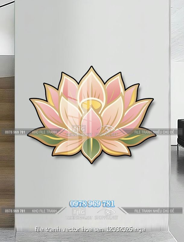 file tranh vector hoa sen 12032026 nga