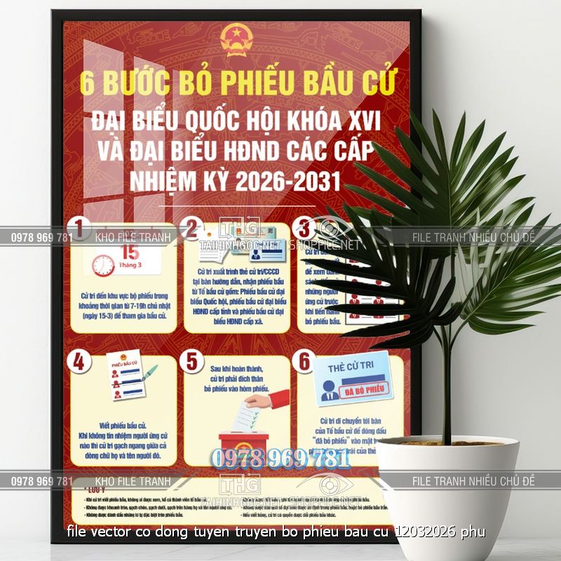 file vector co dong tuyen truyen bo phieu bau cu 12032026 phu