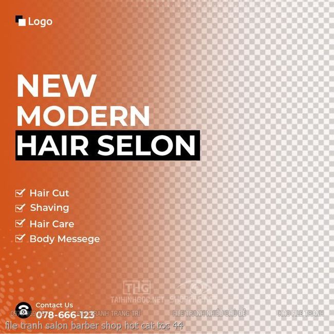 file tranh salon barber shop hot cat toc 44
