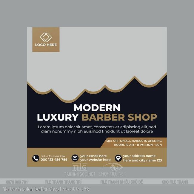file tranh salon barber shop hot cat toc 52