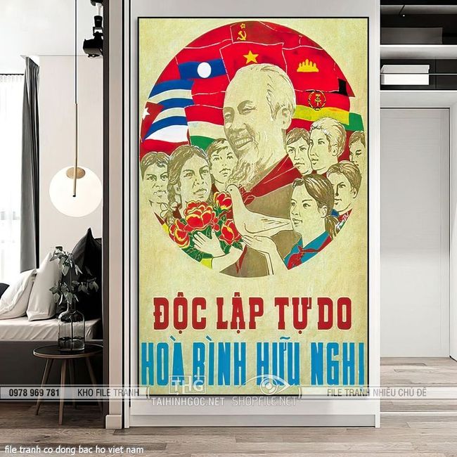 file tranh co dong bac ho viet nam