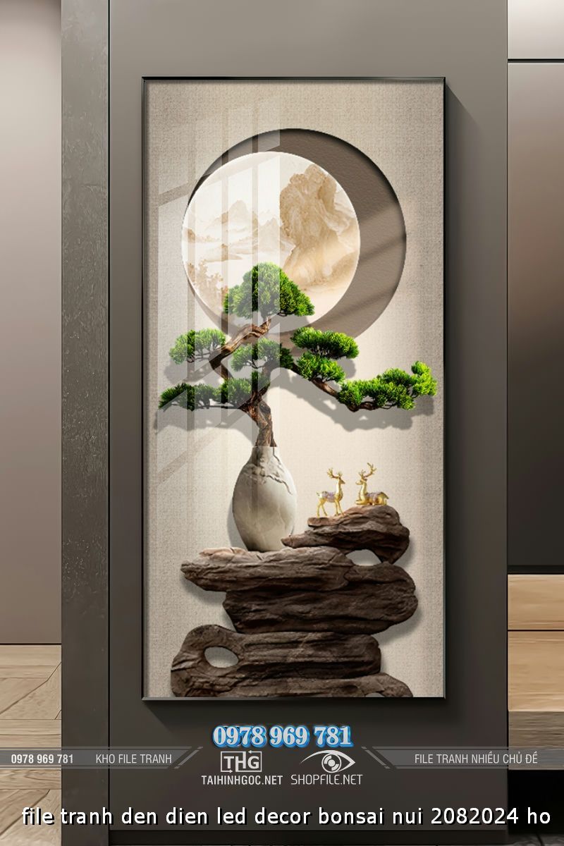 file tranh den dien led decor bonsai nui 2082024 ho