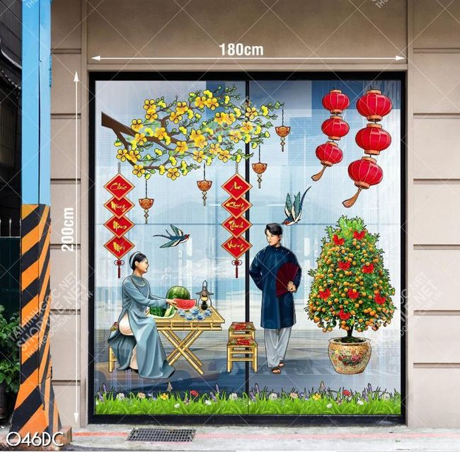 Decal Tết theo bộ