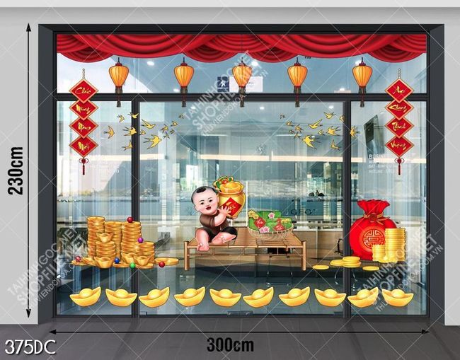 File vector em bé tiền vàng cho năm mới phát tài