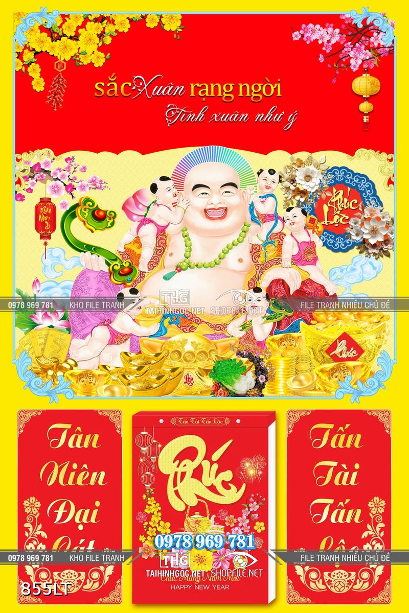 File tranh lịch phật Di Lặc