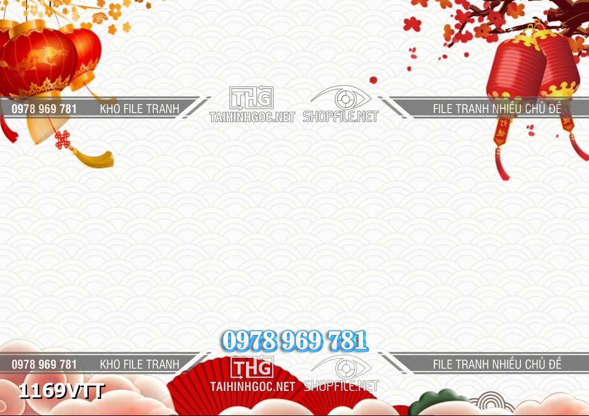 File tranh phông nền sân khấu background tết đẹp 1169VTT