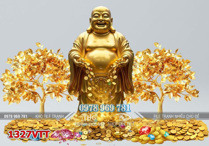 File tranh ông phật di lặc tết 1327VTT