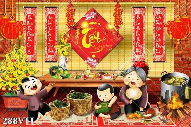 Tranh tết cùng vui bên mâm cổ gia đình ngày tết đầu năm