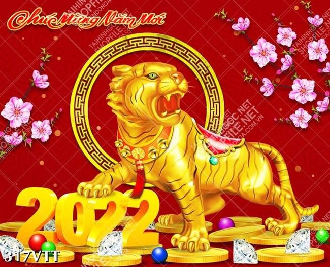 Tranh hổ gầm nghệ thuật hiện đại tuyệt đẹp