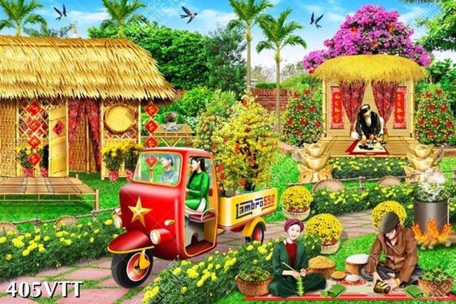 File in Tranh phong cảnh đẹp giúp cho tinh thần thư thái thoải mái
