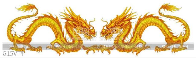 File vector rồng vàng 2024 Giáp Thìn